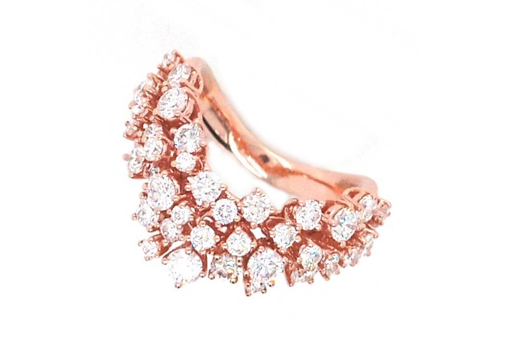 Damiani - Anello Mimosa - Oro Rosa - Diamante