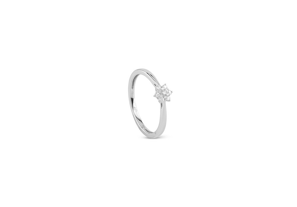 Salvini - Anello Primavera S - Oro Bianco - Diamante