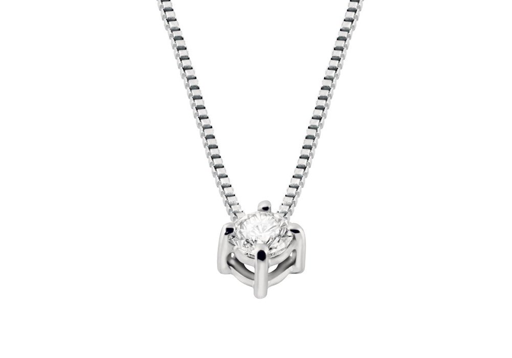 Salvini - Collierino In Oro Bianco - Diamante