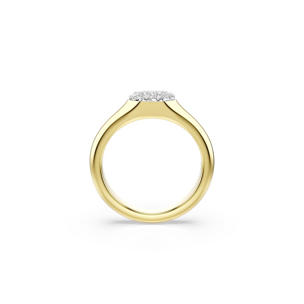 Swarovski - Anello Dextera - Cristalli - Oro