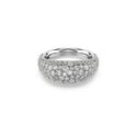 Swarovski - Anello Sublima - Placcatura Rodio - Bianco