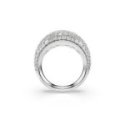Swarovski - Anello Sublima - Placcatura Rodio - Bianco