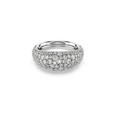 Swarovski - Anello Sublima - Placcatura Rodio - Bianco