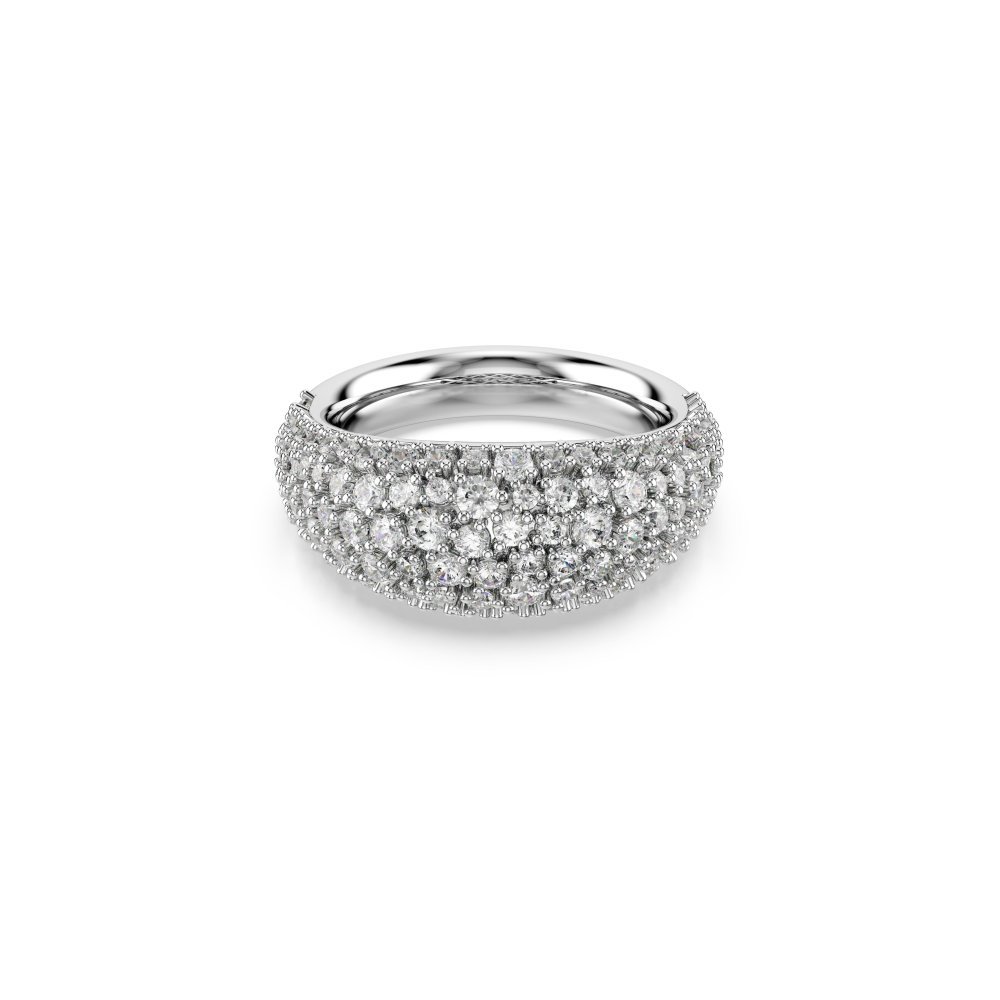 Swarovski - Anello Sublima - Placcatura Rodio - Bianco