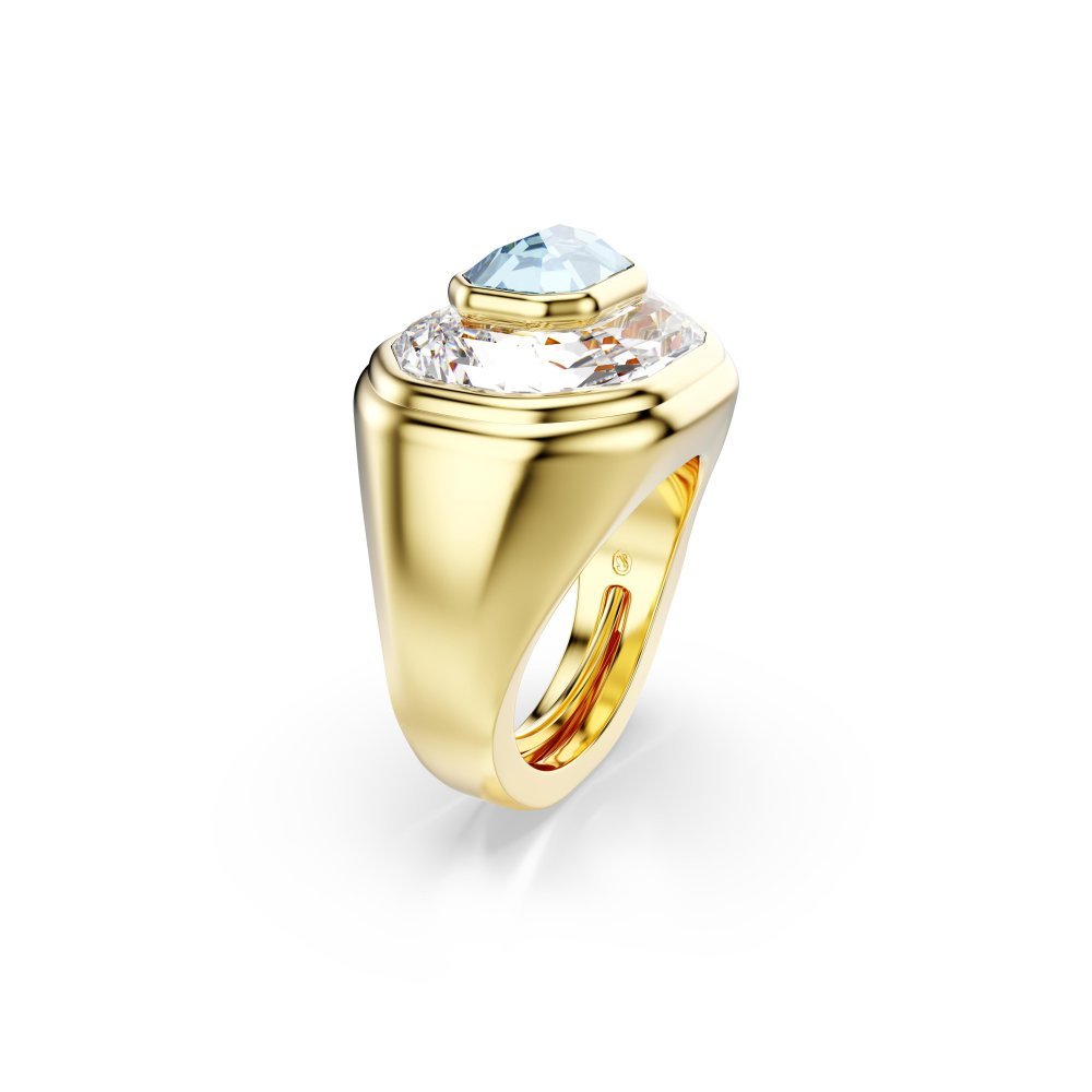 Swarovski - Anello Cocktail Chroma - Blu - Oro