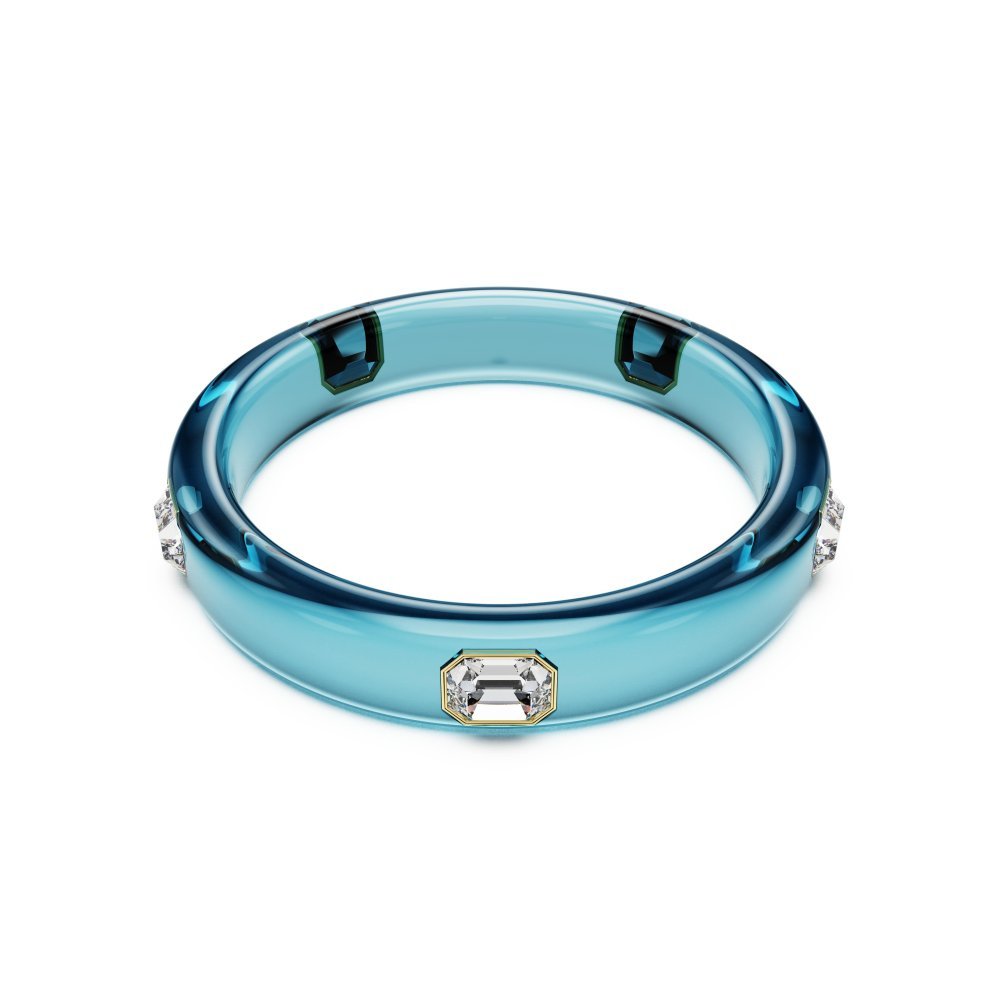 Swarovski - Bracciale Rigido Dulcis - Blu - Cristalli