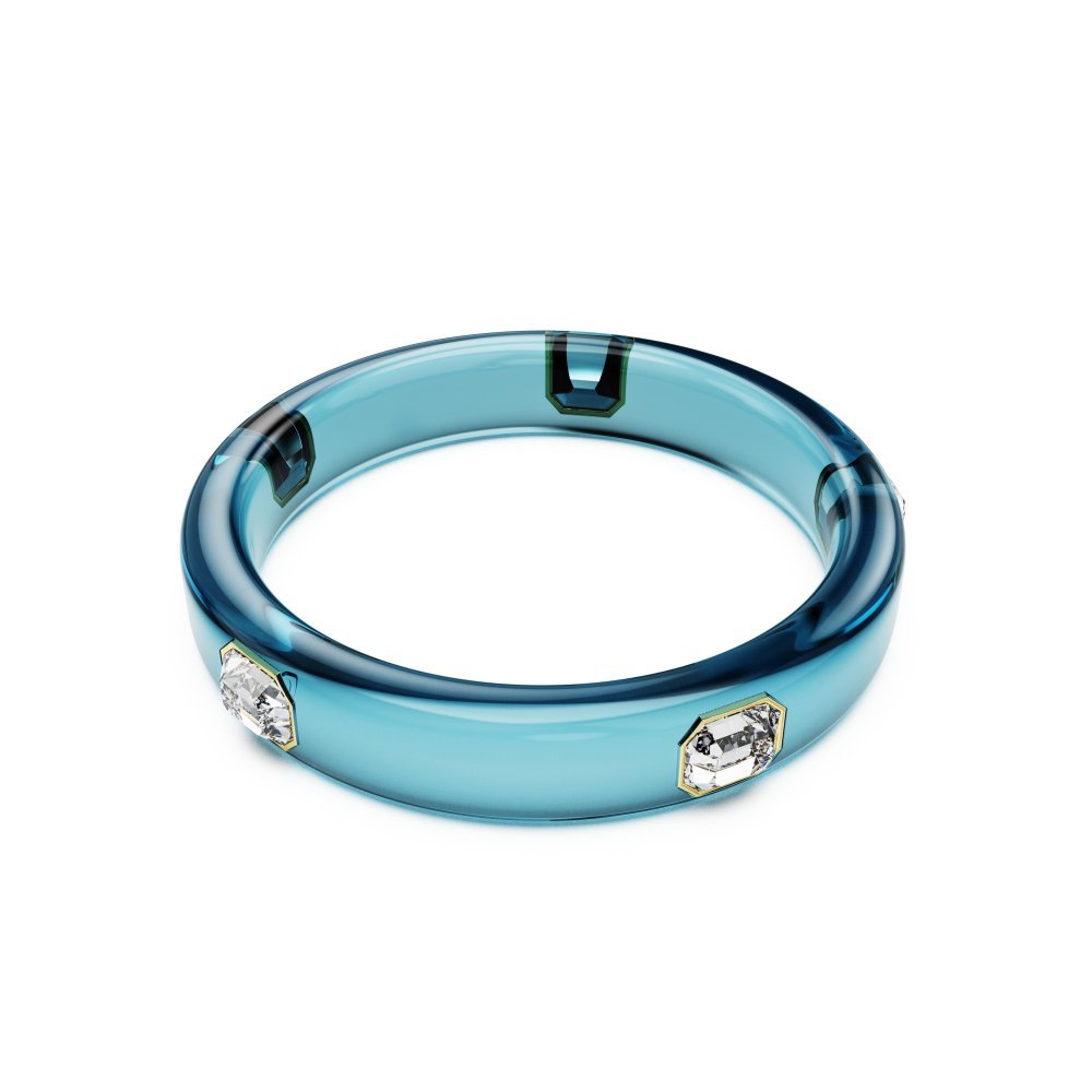 Swarovski - Bracciale Rigido Dulcis - Blu - Cristalli