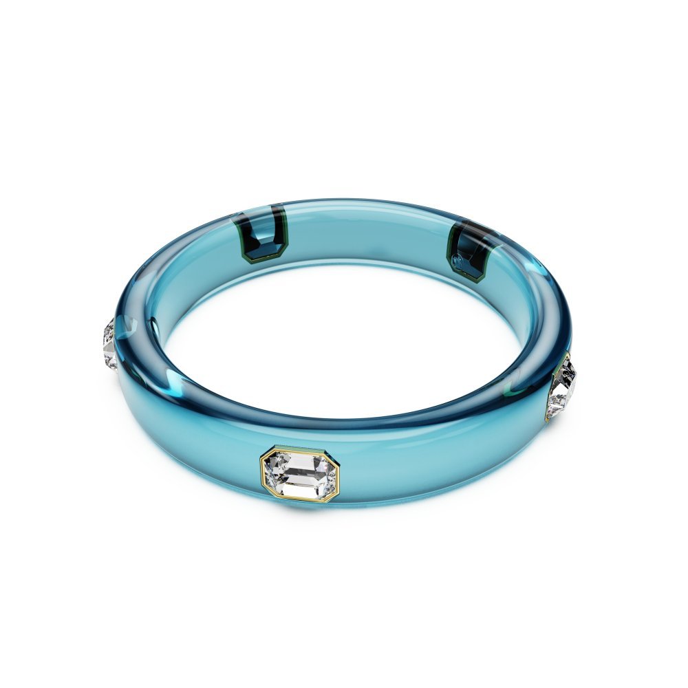 Swarovski - Bracciale Rigido Dulcis - Blu - Cristalli