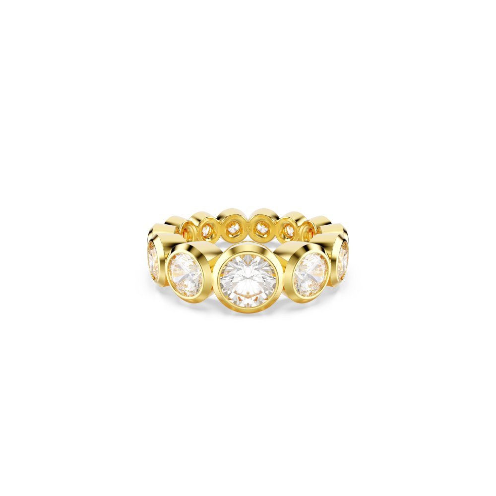 Swarovski - Anello Imber - Placcato Color Oro - Bianco