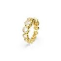 Swarovski - Anello Imber - Placcato Color Oro - Bianco