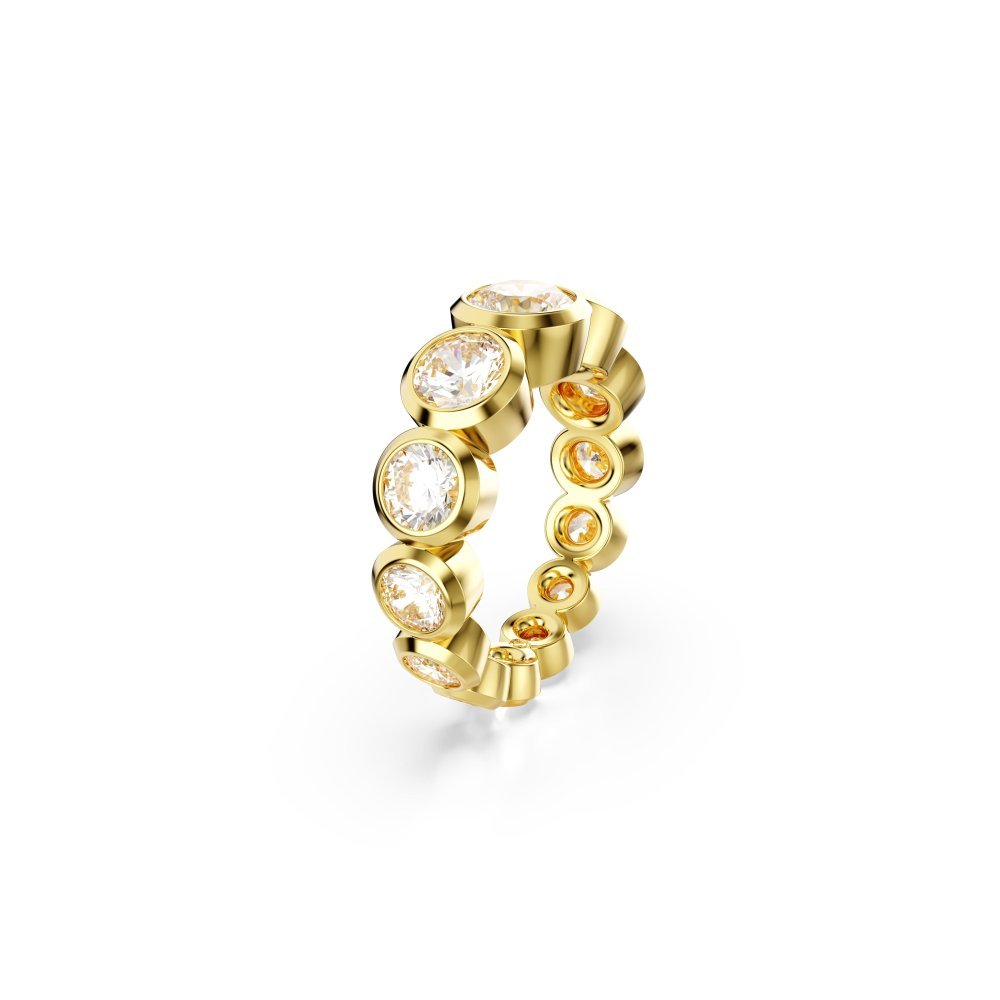Swarovski - Anello Imber - Placcato Color Oro - Bianco