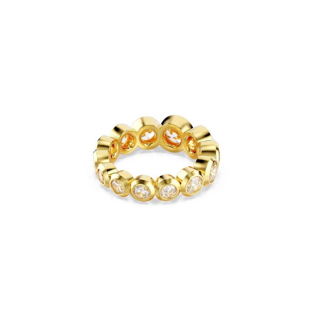Swarovski - Anello Imber - Placcato Color Oro - Bianco