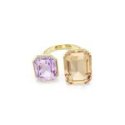 Swarovski - Anello Aperto Millenia - Cristalli - Oro