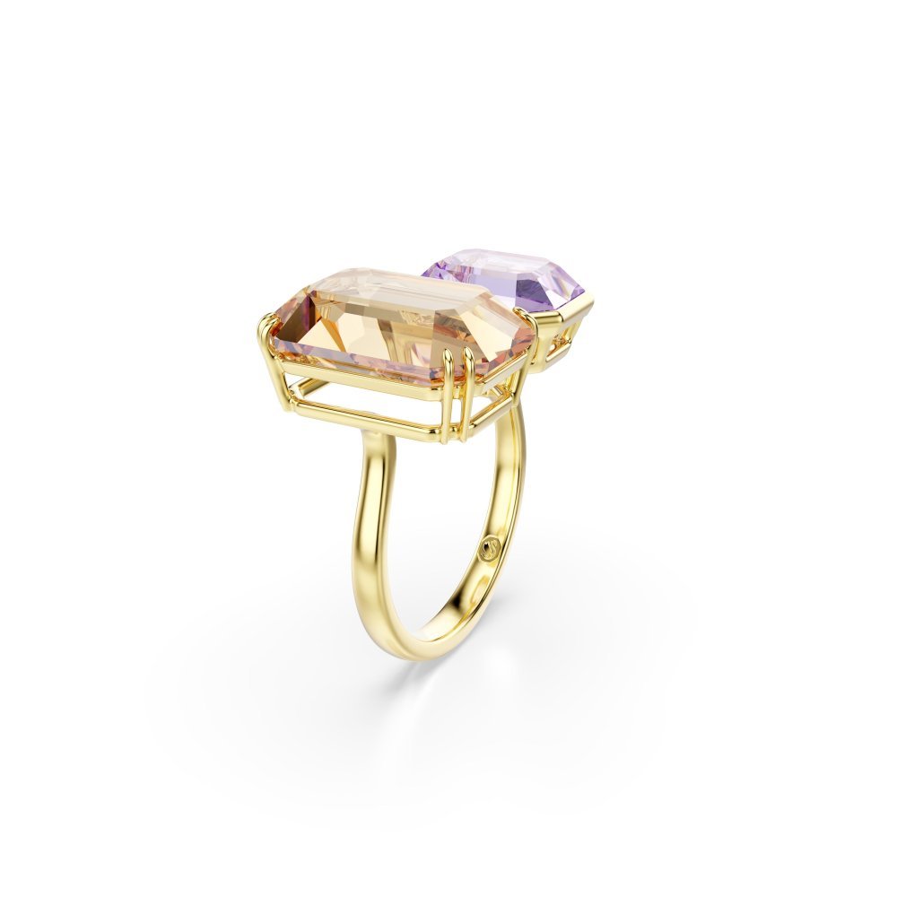 Swarovski - Anello Aperto Millenia - Cristalli - Oro