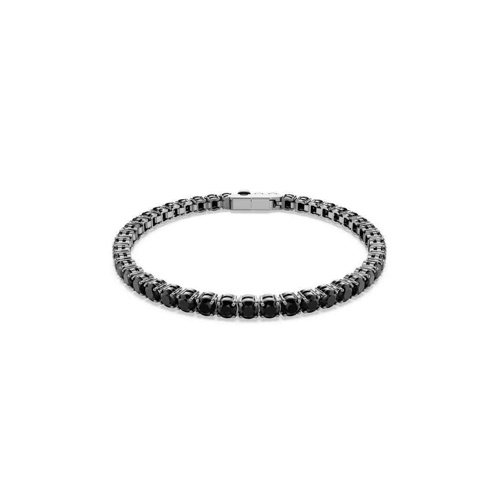 Swarovski - Bracciale Tennis Matrix - Placcato Rutenio