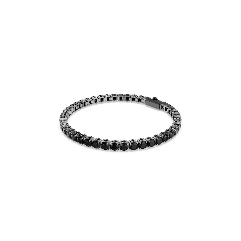 Swarovski - Bracciale Tennis Matrix - Placcato Rutenio