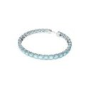 Swarovski - Braccialetto Matrix Tennis - Blu - Rodio