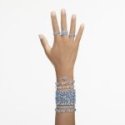 Swarovski - Braccialetto Matrix Tennis - Blu - Rodio