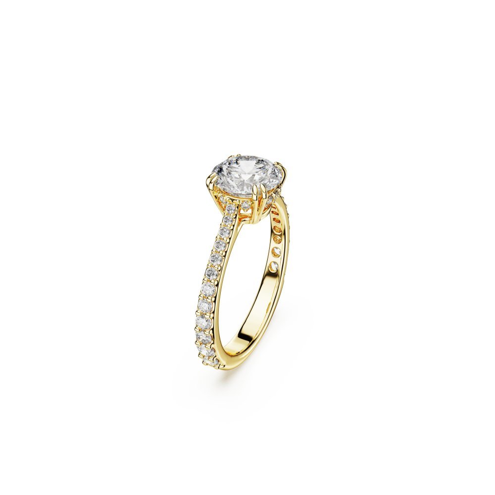 Swarovski - Anello Cocktail Constella - Placcato Oro
