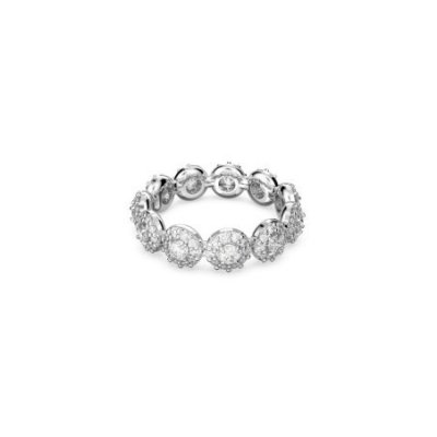 Swarovski - Anello Una Angelic - Placcato Rodio - Bianco
