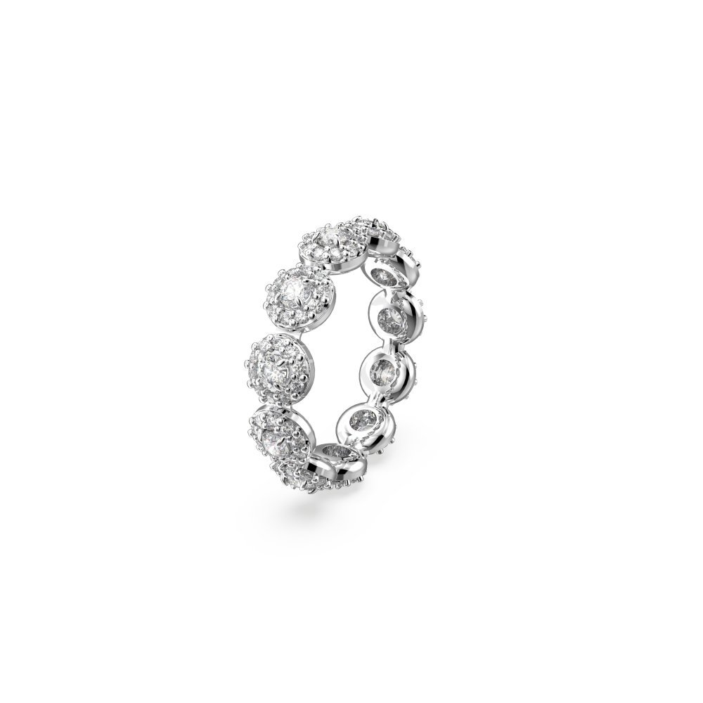 Swarovski - Anello Una Angelic - Placcato Rodio - Bianco