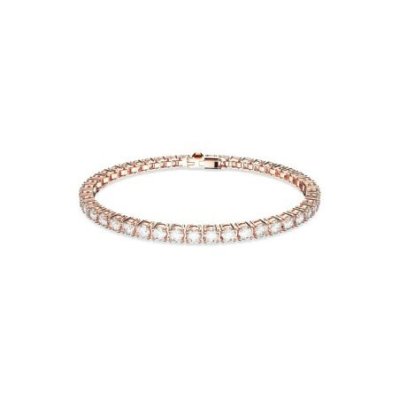 Swarovski - Braccialetto Matrix - Oro Rosa - Bianco