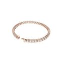 Swarovski - Braccialetto Matrix - Oro Rosa - Bianco