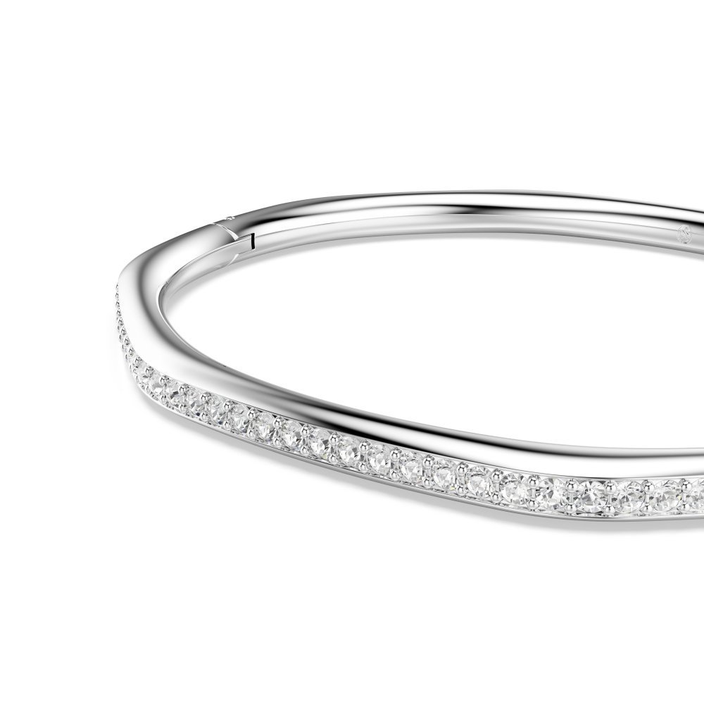 Swarovski - Bracciale Rigido Dextera - Cristalli - Bianco