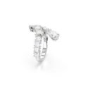 Swarovski - Anello Matrix - Placcato Rodio - Bianco