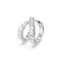 Swarovski - Anello Hyperbola - Placcato Rodio - Bianco