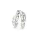 Swarovski - Anello Hyperbola - Placcato Rodio - Bianco