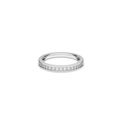 Swarovski - Anello Rare - Placcato Rodio - Bianco