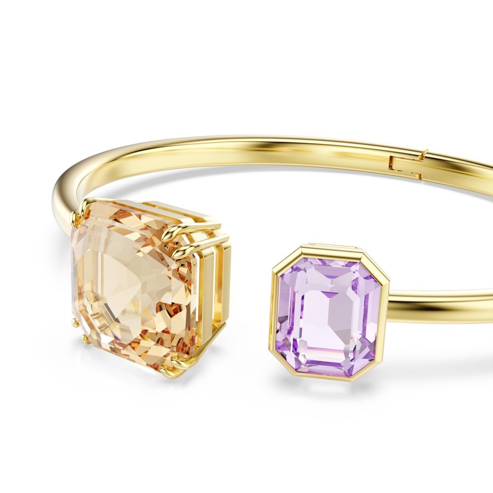 Swarovski - Bracciale Rigido Millenia - Cristalli - Oro