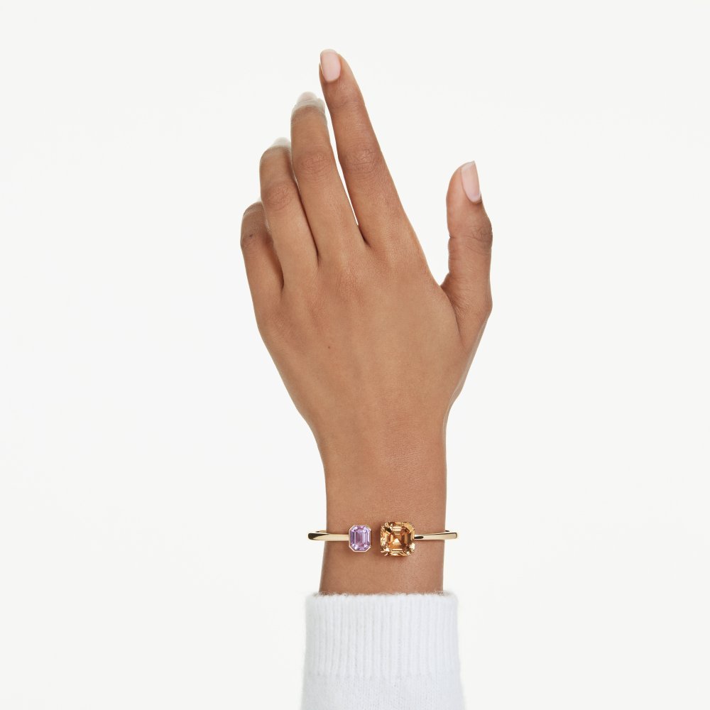 Swarovski - Bracciale Rigido Millenia - Cristalli - Oro