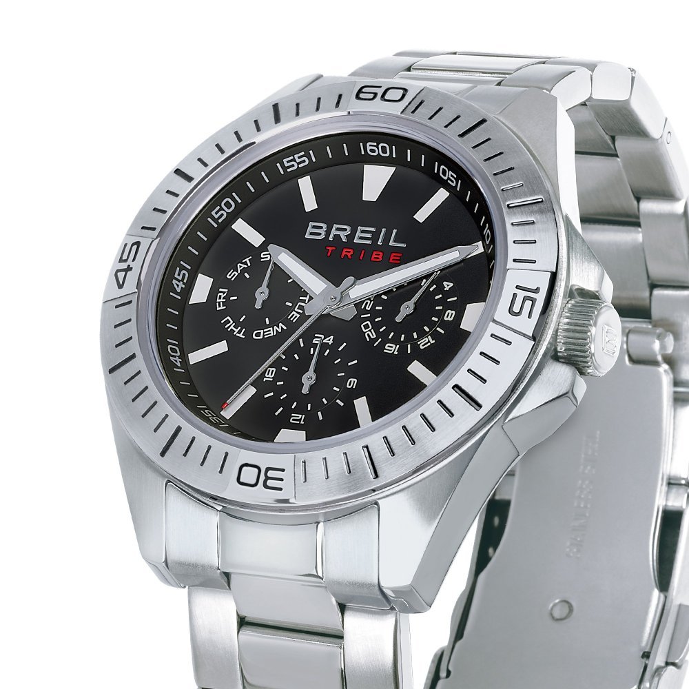 Breil Tribe - Off Beat Multifunzione - Nero - Acciaio