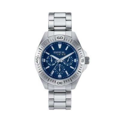Breil Tribe - Off Beat Multifunzione - Acciaio - Blu