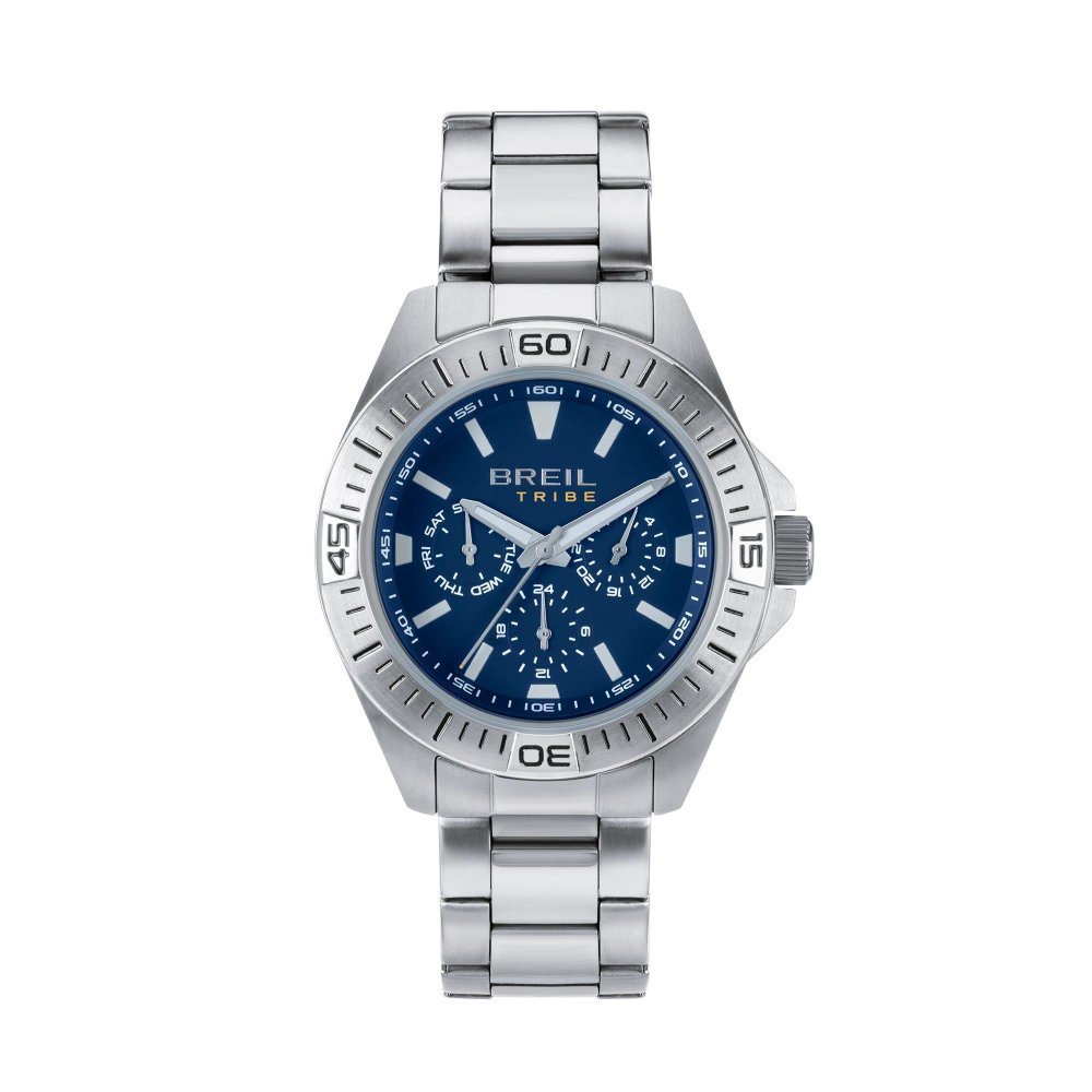 Breil Tribe - Off Beat Multifunzione - Acciaio - Blu