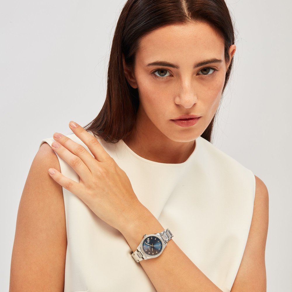 Breil Tribe - Solo Tempo Lady - Acciaio - Blu