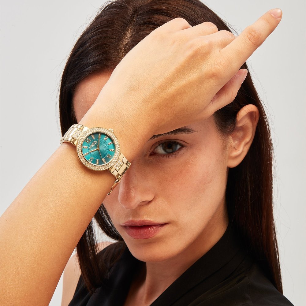 Breil Tribe - Solo Tempo Lady - Acciaio Oro - Verde