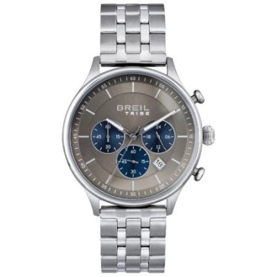 Breil Tribe - Chrono Gent 42Mm - Acciaio - Grigio