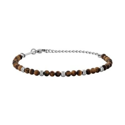 Breil Tribe - Bracciale Wild - Occhio Di Tigre - Acciaio