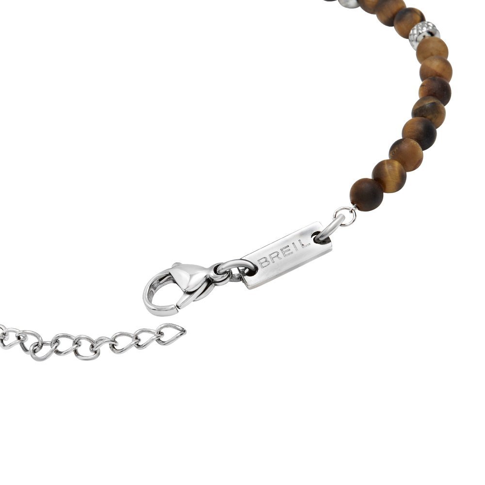 Breil Tribe - Bracciale Wild - Occhio Di Tigre - Acciaio