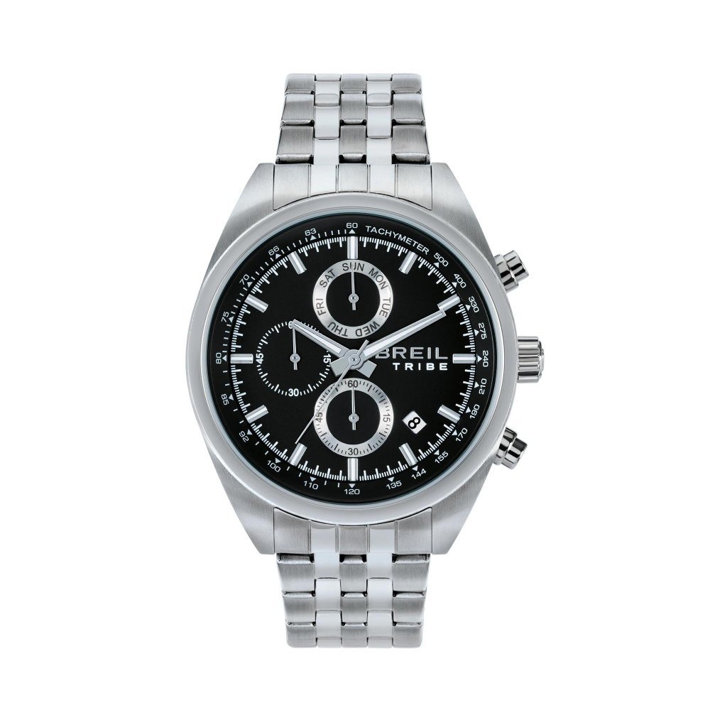 Breil Tribe - Sky Volt Chrono - Acciaio - Nero