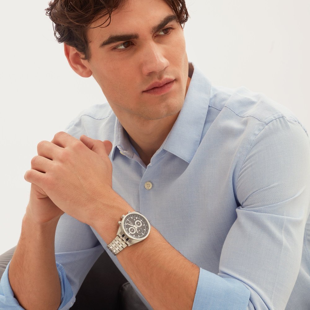 Breil Tribe - Sky Volt Chrono - Acciaio - Nero