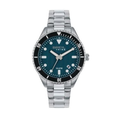 Breil Tribe - Solo Tempo Gent - Acciaio - Blu Oceano