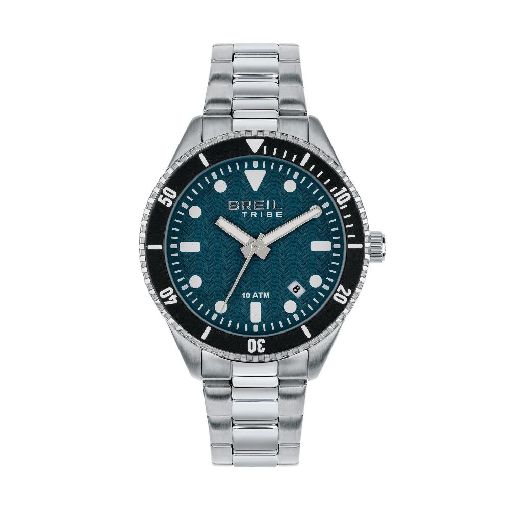 Breil Tribe - Solo Tempo Gent - Acciaio - Blu Oceano