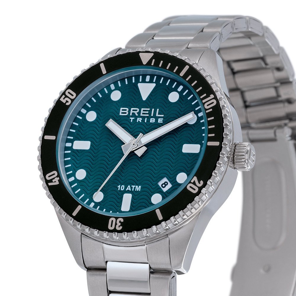 Breil Tribe - Solo Tempo Gent - Acciaio - Blu Oceano