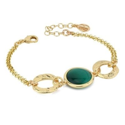 Boccadamo - Bracciale Xb1034De - Oro Giallo - Cristallo Verde