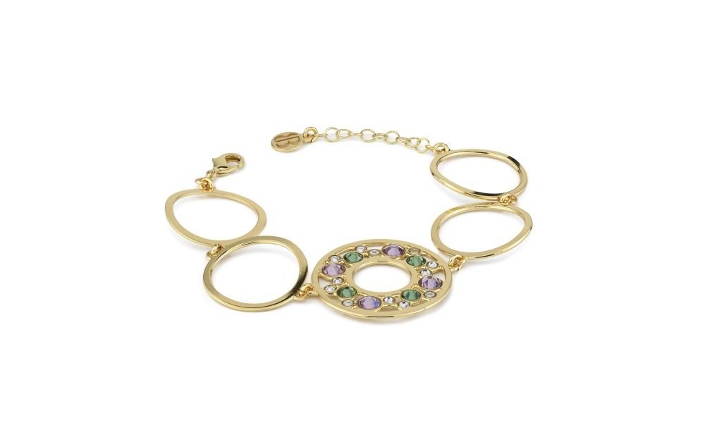 Boccadamo - Bracciale Xb1021D - Oro Giallo - Cristalli