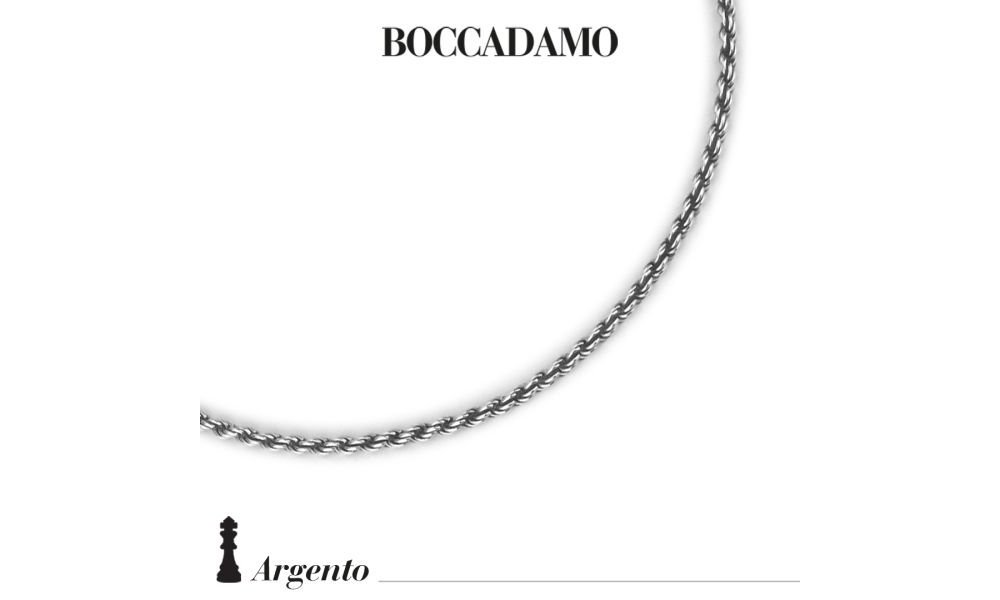 Boccadamo - Collana Maglia Corda - Argento 925
